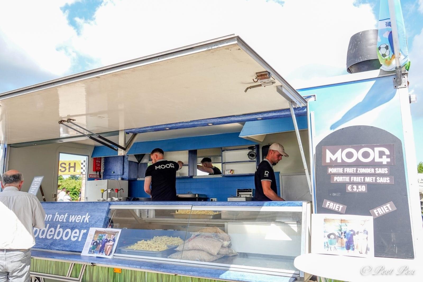 Frietkar bij Boerenvoetgolf Haarlemmermeer