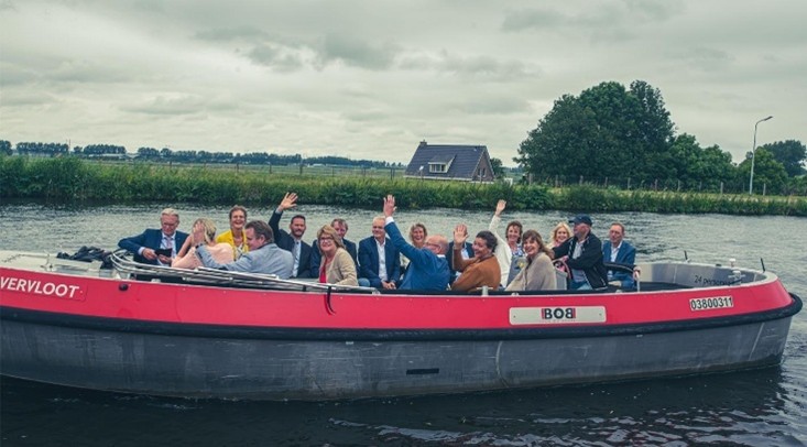 Comfortabele rondvaart door het Zuid-Hollandse landschap